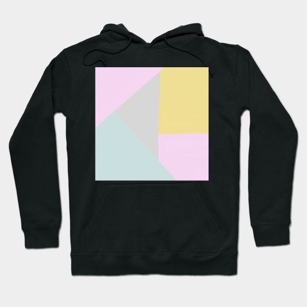 Pastel abstract geometric pattern Hoodie by bigmoments